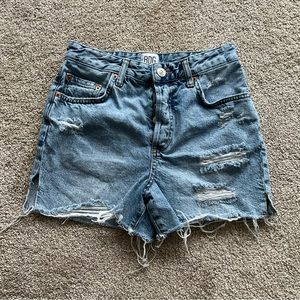BDG Urban Outfiters Distressed light wash Shorts